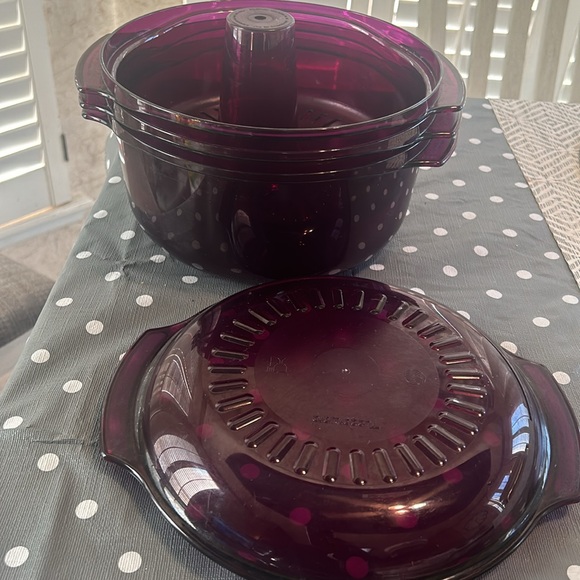 Tupperware Cranberry Microwave Stack Cooker - Picture 2 of 8